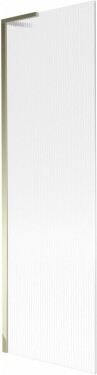 MEXEN/S - Next L vaňová zástena FIX 60 x 150, prúžky, zlatá 895-060-000-03-09-50