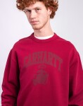 Carhartt WIP Faded Pond Corps Sweatshirt Marsala heavy stone wash M