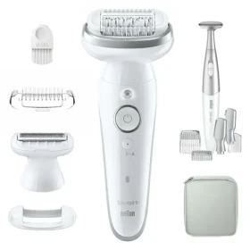 Braun Silk-épil 9 9-241 strieborná / Epilátor / Li- ION / 100-240 V / nabíjačka + púzdro (100002136785)