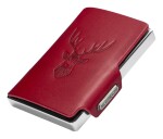 Kožená mini peňaženka Mondraghi Silhouette Classic Deer Red