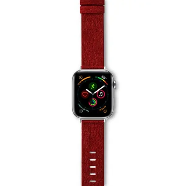 Epico Canvas remienok pre Apple Watch 42/44/45/49mm červená (42018141400001)