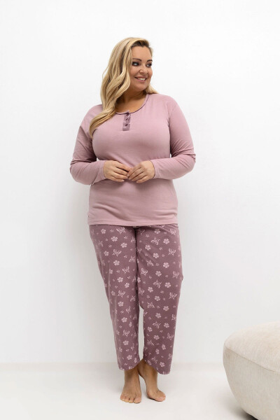 Pohodlné pyžamo pre plnoštíhly model 221186 Forever Pink 4XL