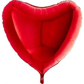 Nafukovací balónik červené srdce 91 cm - Grabo