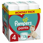 Pampers Pants Monthly Box (176 ks) / Plienkové nohavičky / Veľkosť 4 (9-14 kg) (DIOPMPPIE0155)