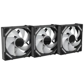 Alpenföhn 120mm WingBoost 4 ARGB čierna 3-pack / Ventilátor / 120 mm / 28,9 dB / 1 800 RPM / 90,12 m3/h / PWM + ARGB (84000000228)