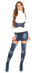 Sexy denim waist bodice belt with straps M/L