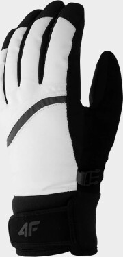 Dámske lyžiarske rukavice 4F H4Z22-RED004 biele Bílá L