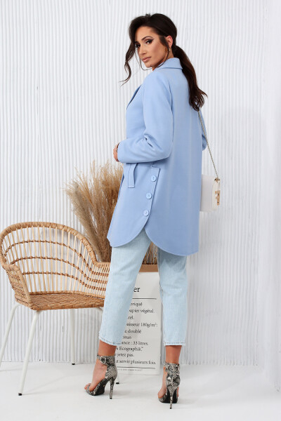 Merce Coat Ina Light Blue