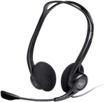 Logitech 960 USB Headset čierna slúchadlá mikrofónom stereo USB kábel 2.4 (981-000100)