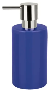 Spirella TUBE dávkovač mydla modrý / keramika / 300 ml