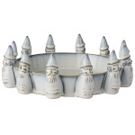 Ib Laursen Keramická misa na dekorácie Santa's Helpers Ø 16,5 cm