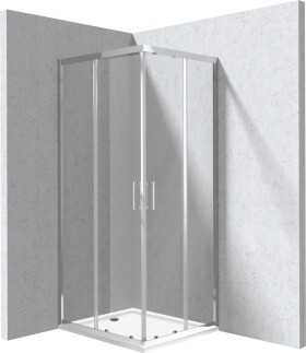 DEANTE - Funkia Evo obdĺžnikový sprchovací kút s vaničkou, obdĺžnikový, 80x90 cm KYCP0089P