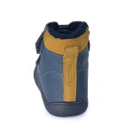Chlapčenské zimné barefoot topánky PRO-tex DARYK DENIM - 21