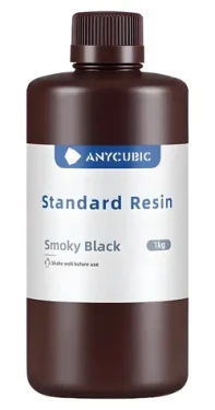 Anycubic Standard Resin čierna / Živica pre 3D tlačiareň / 405 nm / 1 kg / Tvrdosť 84-86 HD (SPTSB-10-IPO-01)