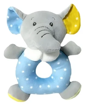 Hrkálka Sloník farebná / Hrkálka / 18 cm (9217)