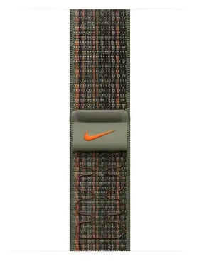 Apple Watch 41mm Sequoia/Orange / Nike športový remienok (MTL33ZM/A)