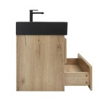 Kúpeľňová skrinka 2 zásuvková s umývadlom SAT B-Way 59x50x45 cm dub mat BWAY260OAKU2B2B BWAY260OAKU2B2B