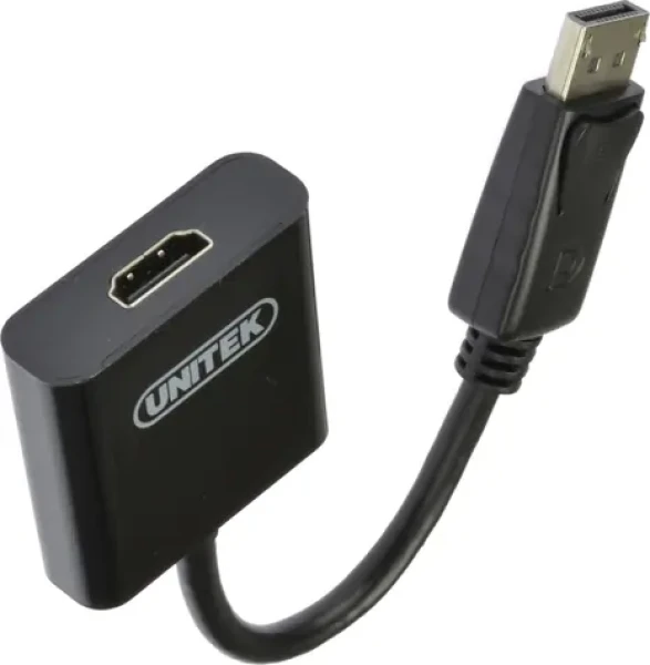 Unitek Y-5118DA čierna / Adaptér DisplayPort - HDMI (Y-5118DA)