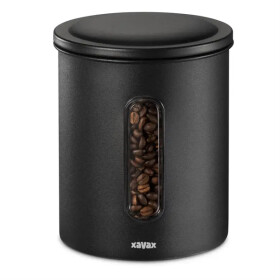 Xavax Barista dóza na 500 g zrnkovej kávy alebo 700 g mletej kávy / vzduchotesná / matná čierna (4047443505248)