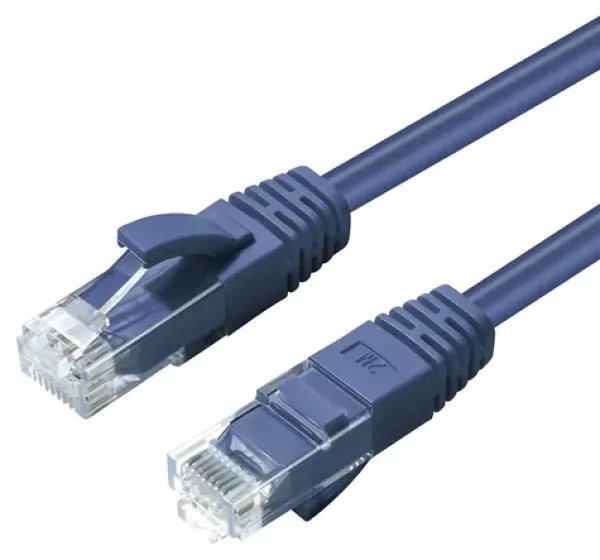 MicroConnect CAT6a U/UTP 2m modrá / Sieťový kábel / RJ-45 / PoE / LSZH (MC-UTP6A02B)