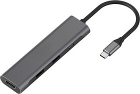 Extra Digital Adapteris USB Type-C - 2 x USB 3.0, Type-C PD, HDMI