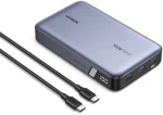Ugreen 25188 Powerstation 3v1 20000 mAh sivá / Powerbanka / vstup: USB-C / výstup: 2x USB-C 1x USB-A (25188)