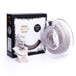 PLA WOOD WHITE filament 1,75 mm Print With Smile 0,45 kg