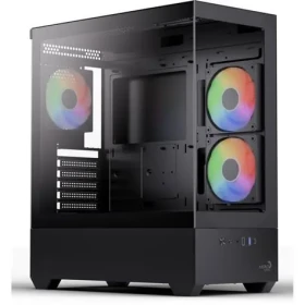 AeroCool P500D-G-BK-v1 čierna / Skriňa / Midi Tower / ATX / tvrdené sklo / ARGB / bez zdroja (ACCM-PN06033.11)