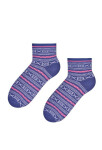 Dámske ponožky Steven Frotte art.123 melanžová šedá/lurex 35-37