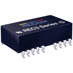 RECOM REC3-2415DRW/H4/A DC / DC menič napätia -15 V, 15 V -0.1 A 3 W Počet výstupov: 2 x; REC3-2415DRW/H4/A