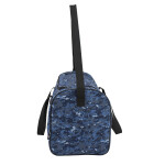 Fitness taška Semiline A3032-4 Navy Blue Camo 33 cm x 60 cm x 30 cm