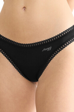 SLOGGI GO CRUSH TANGÁ 3PACK BLACK černá S