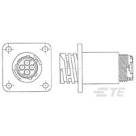 TE Connectivity TE AMP Circular Plastic Connectors 1977876-1 1 ks; 1977876-1