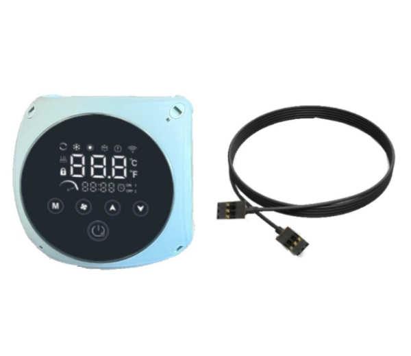 Set externého displeja tepelného čerpadla MICROWELL HP SILVER