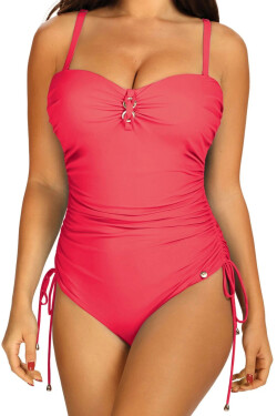 Dámske jednodielne plavky Bayamon13 8030BM13 2 Dark Pink - SELF 42F tmavě růžová