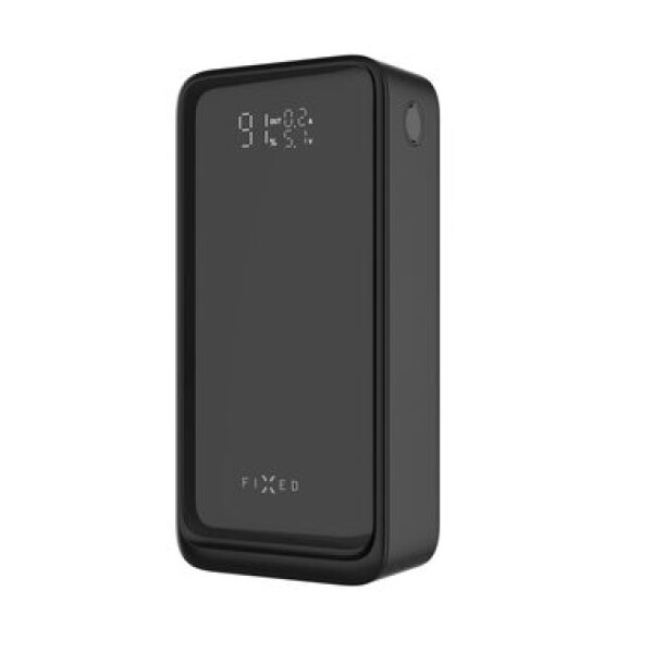 FIXED Powerbanka Zen2 30 PLUS s LCD displejom a výstupom PD 65W čierna / 30 000 mAh (FIXZEN2-30P-BK)