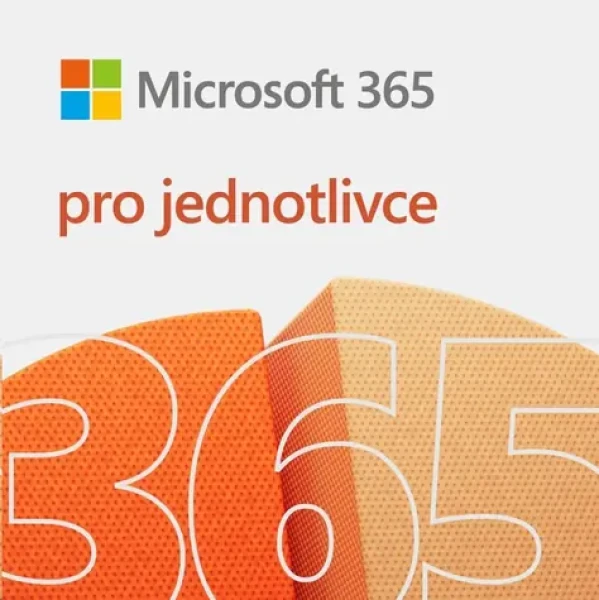Microsoft 365 pre jednotlivcov SK / Predplatné / 12 mesiacov / 1 osoba, max. 5 zariadení / 1TB OneDrive (EP2-32462)