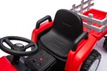 Mamido Mamido Detský elektrický traktor s vlečkou Farm 24V 2x45W červený