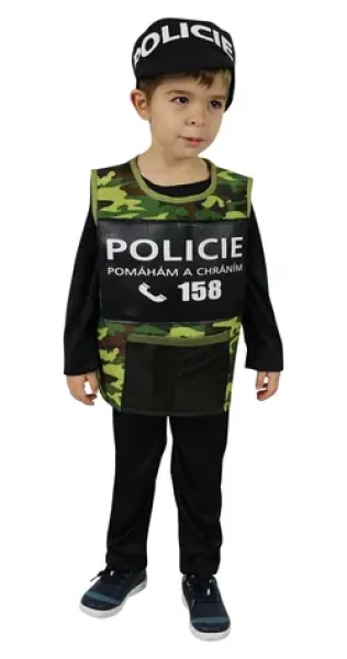 Rappa Detský kostým Polícia (M) e-obal