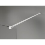 MEXEN/S - Lunar Sprchová zástena WALK-IN ľavá 50 x 200, transparent 8 mm, biela 830-050-000-20-00-L