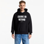 Mikina Calvin Klein Jeans Ls Prem Terry Calvins Or Nothing Black L