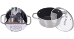 Excellent Houseware Hrniec s pokrievkou 2,5 l, 20 cm / Hrniec / priemer 20 cm / objem 2,5 l (110116)