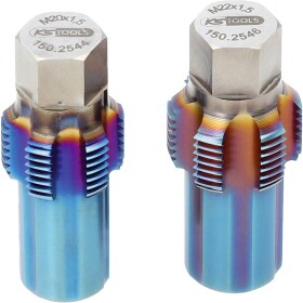 KS Tools 150.2540 sada závitníkov M20, M22 Špeciálna nástrojová oceľ 1 ks; 150.2540
