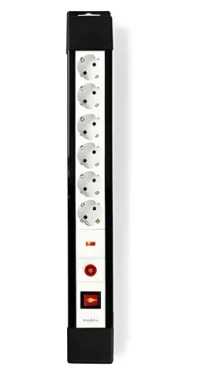 Nedis predlžovací kábel s prepäťovou ochranou / Prepäťová ochrana / 6x zásuvka / kábel 3 m (EXS630SPF1PRO)