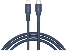 Canyon CC60SC10 modrá / Kábel USB-C / PD 60 W / 480 Mbps / 1 m (CNS-CC60SC10DB)