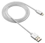 Canyon CNS-MFIC3PW biela / nabíjací kábel / USB 2.0 - Lightning / opletený / 1m (CNS-MFIC3PW)
