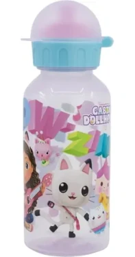 STOR Fľaša na pitie Gábinin kúzelný domček 370 ml (21210)