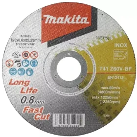 Makita E-22953 Rezný kotúč na nerez 125x0.8x22.23mm (E-22953)
