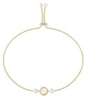 Guess Elegantný pozlátený náramok Tiny Pearly JUBB05520JWYGT/U