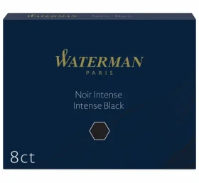 WATERMAN Inks Long Standard čierna 8ks / Atramentové bombičky / do plniacich pier WATERMAN (S0110850)